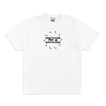 The 7 YEAR ANNIVERSARY SS TEE - WHITE available online with global shipping, and in PAM Stores Melbourne and Sydney.