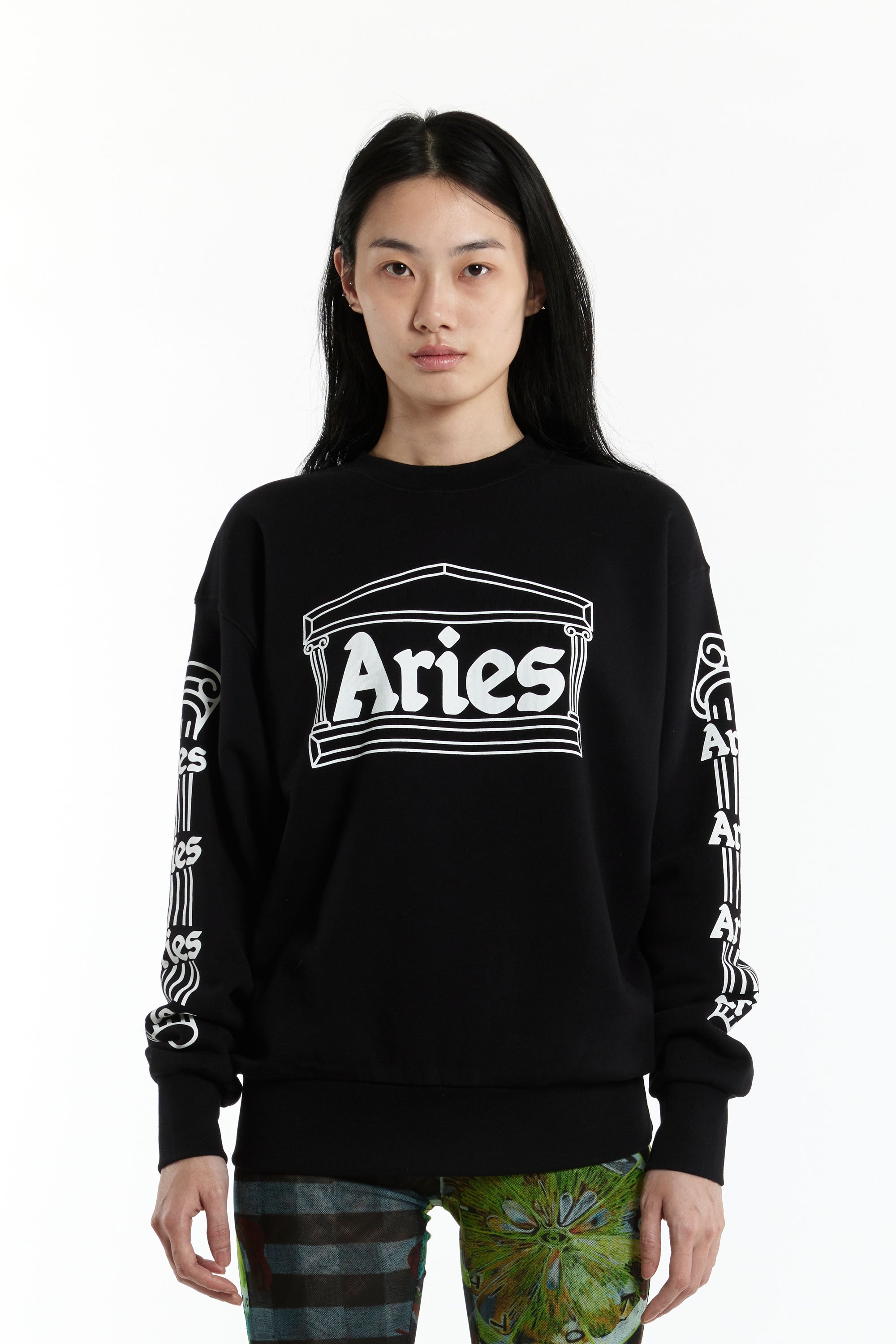 The ARIES - Column Sweatshirt SS23  available online with global shipping, and in PAM Stores Melbourne and Sydney.
