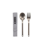 The TITANIUM FORK & SPOON SET  available online with global shipping, and in PAM Stores Melbourne and Sydney.