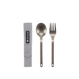 The TITANIUM FORK & SPOON SET available online with global shipping, and in PAM Stores Melbourne and Sydney.