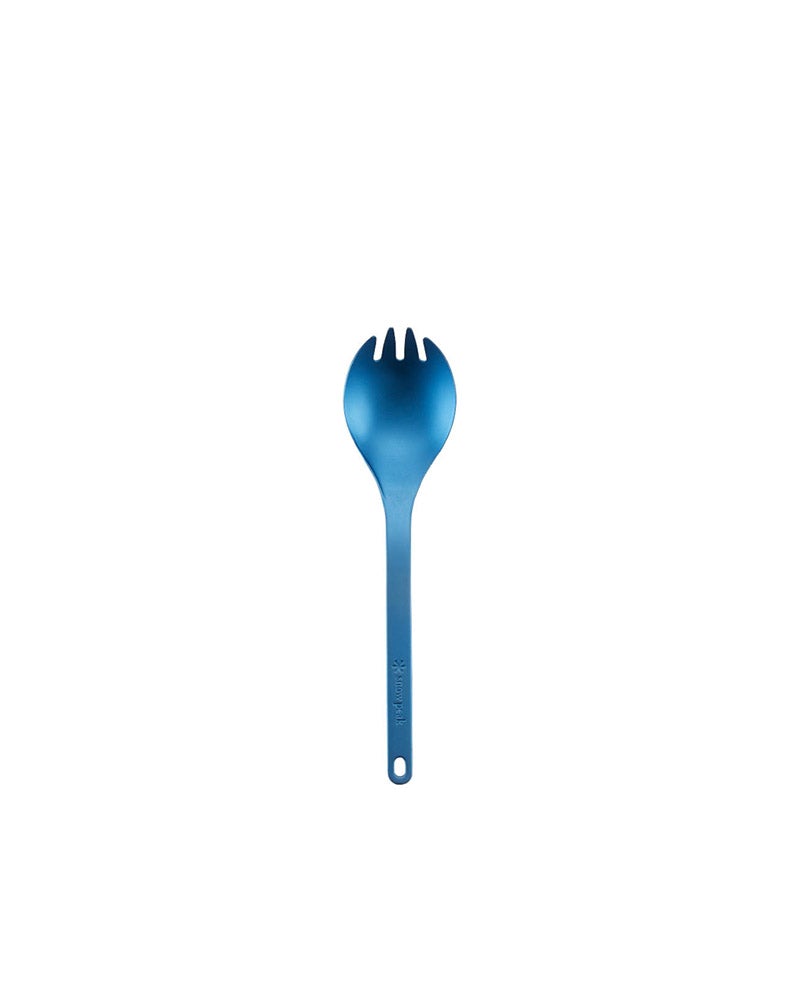 The SNOW PEAK - TITANIUM SPORK BLUE available online with global shipping, and in PAM Stores Melbourne and Sydney.