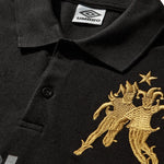 The 001% Fair Polo Black available online with global shipping, and in PAM Stores Melbourne and Sydney.