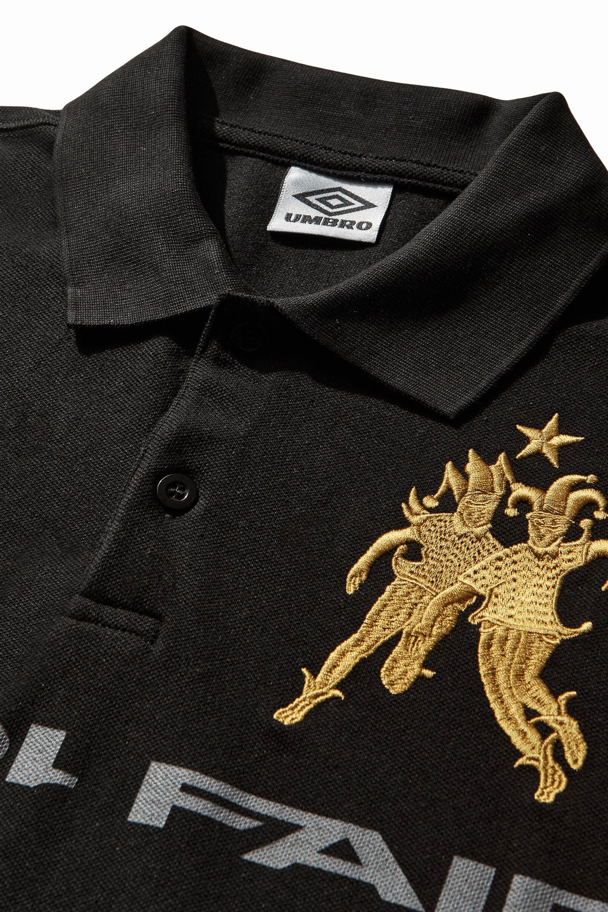 The 001% Fair Polo Black available online with global shipping, and in PAM Stores Melbourne and Sydney.