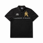 The 001% Fair Polo Black available online with global shipping, and in PAM Stores Melbourne and Sydney.