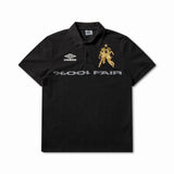 The 001% Fair Polo Black available online with global shipping, and in PAM Stores Melbourne and Sydney.