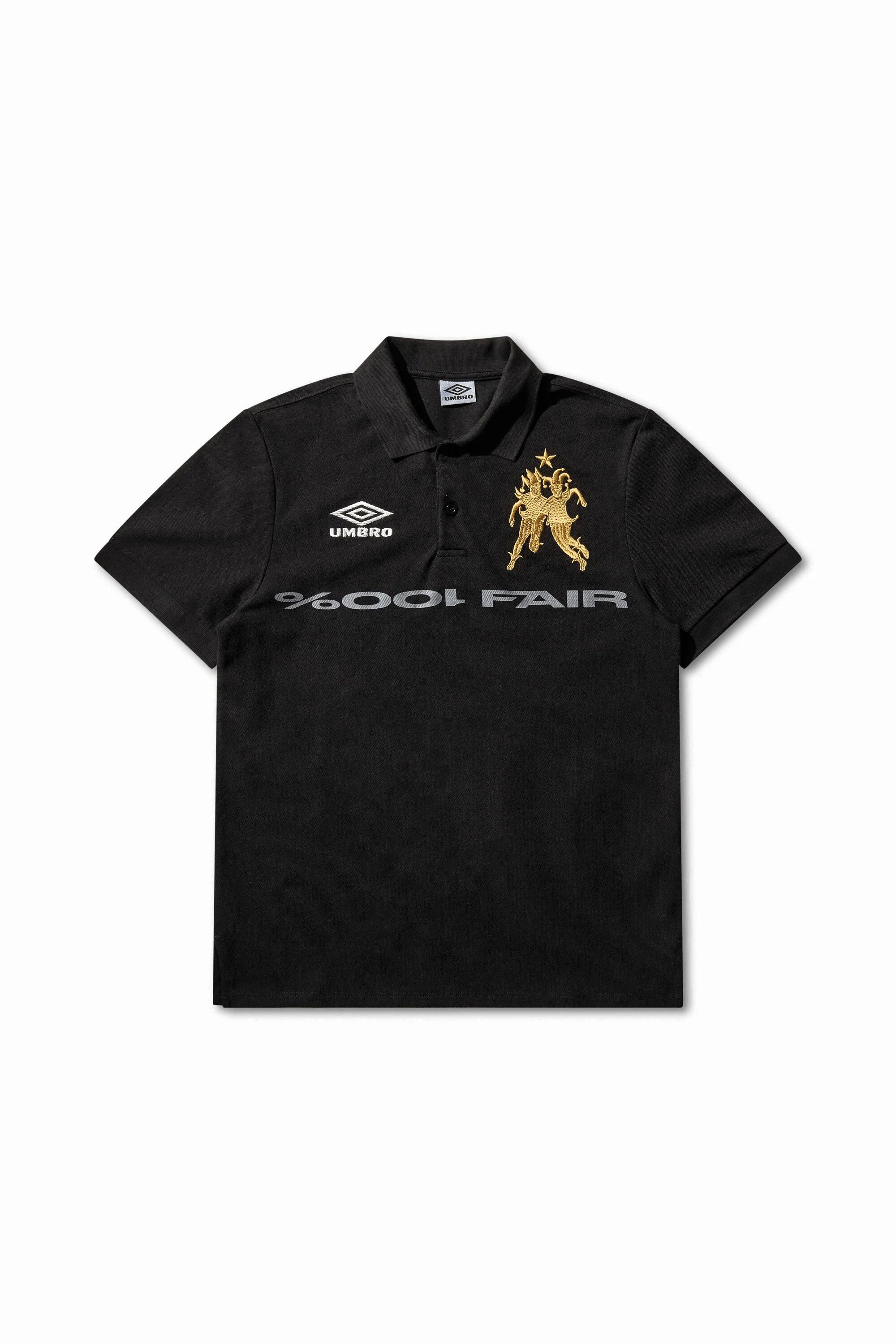 The 001% Fair Polo Black available online with global shipping, and in PAM Stores Melbourne and Sydney.