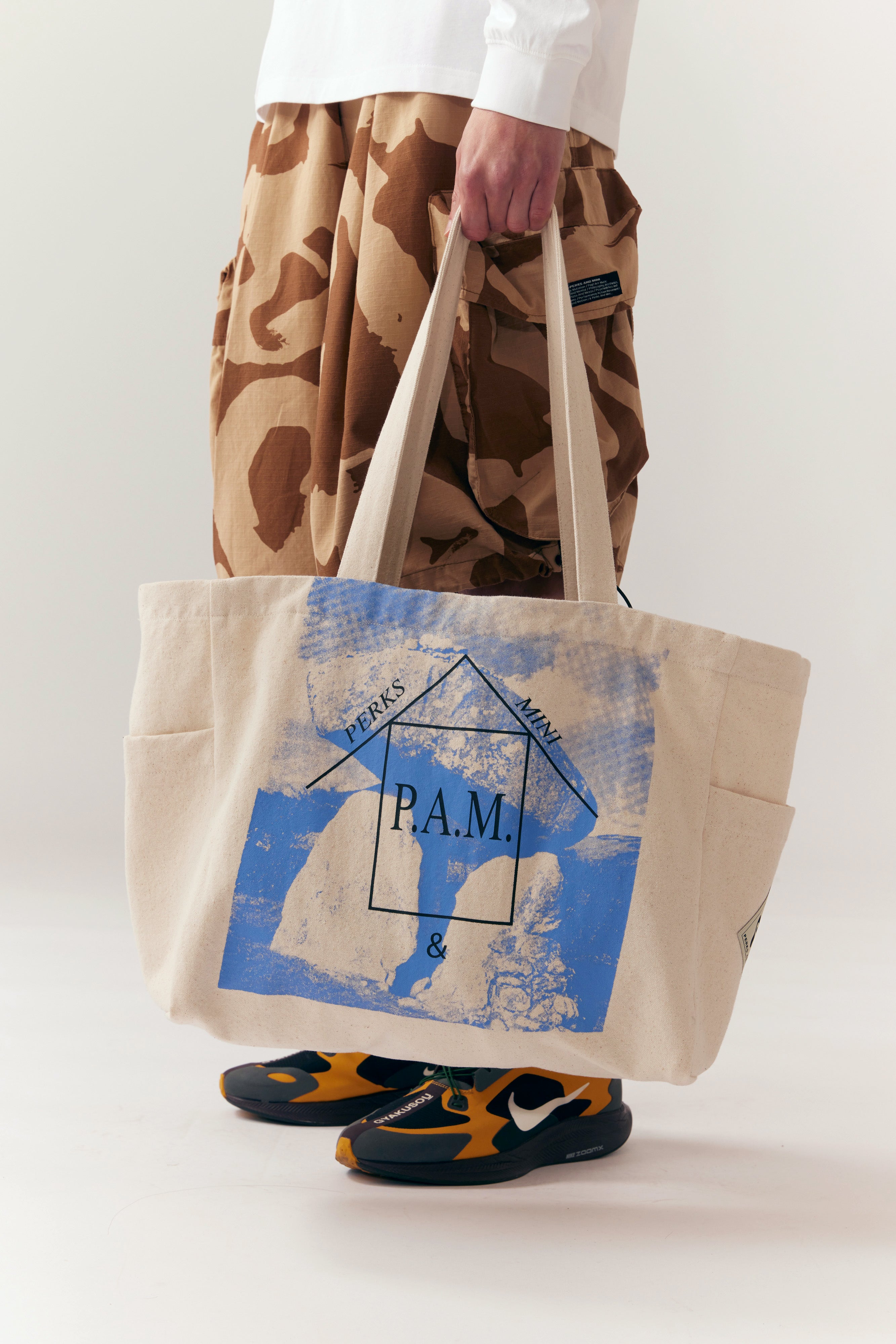 The SHOPPER TOTE BAG  available online with global shipping, and in PAM Stores Melbourne and Sydney.