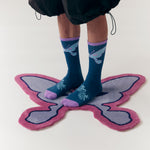 The BUTTERFLY KISS SPORTS SOCK  available online with global shipping, and in PAM Stores Melbourne and Sydney.