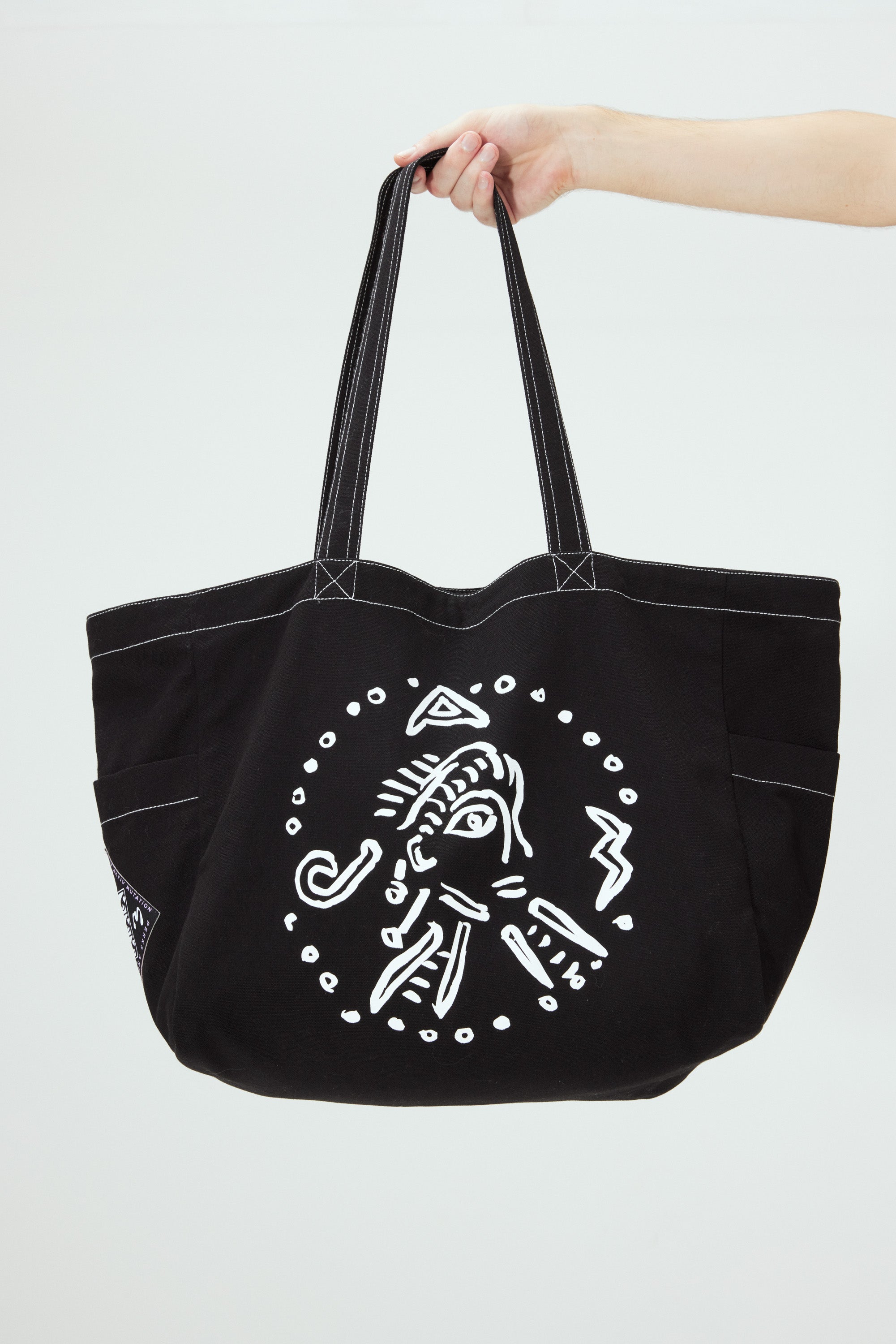 The SUSUMU MUKAI - OIL STICK TOTE BAG  available online with global shipping, and in PAM Stores Melbourne and Sydney.