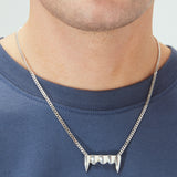 The FANGZ NECKLACE SILVER available online with global shipping, and in PAM Stores Melbourne and Sydney.