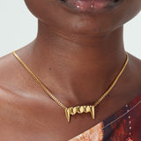 The FANGZ NECKLACE GOLD available online with global shipping, and in PAM Stores Melbourne and Sydney.