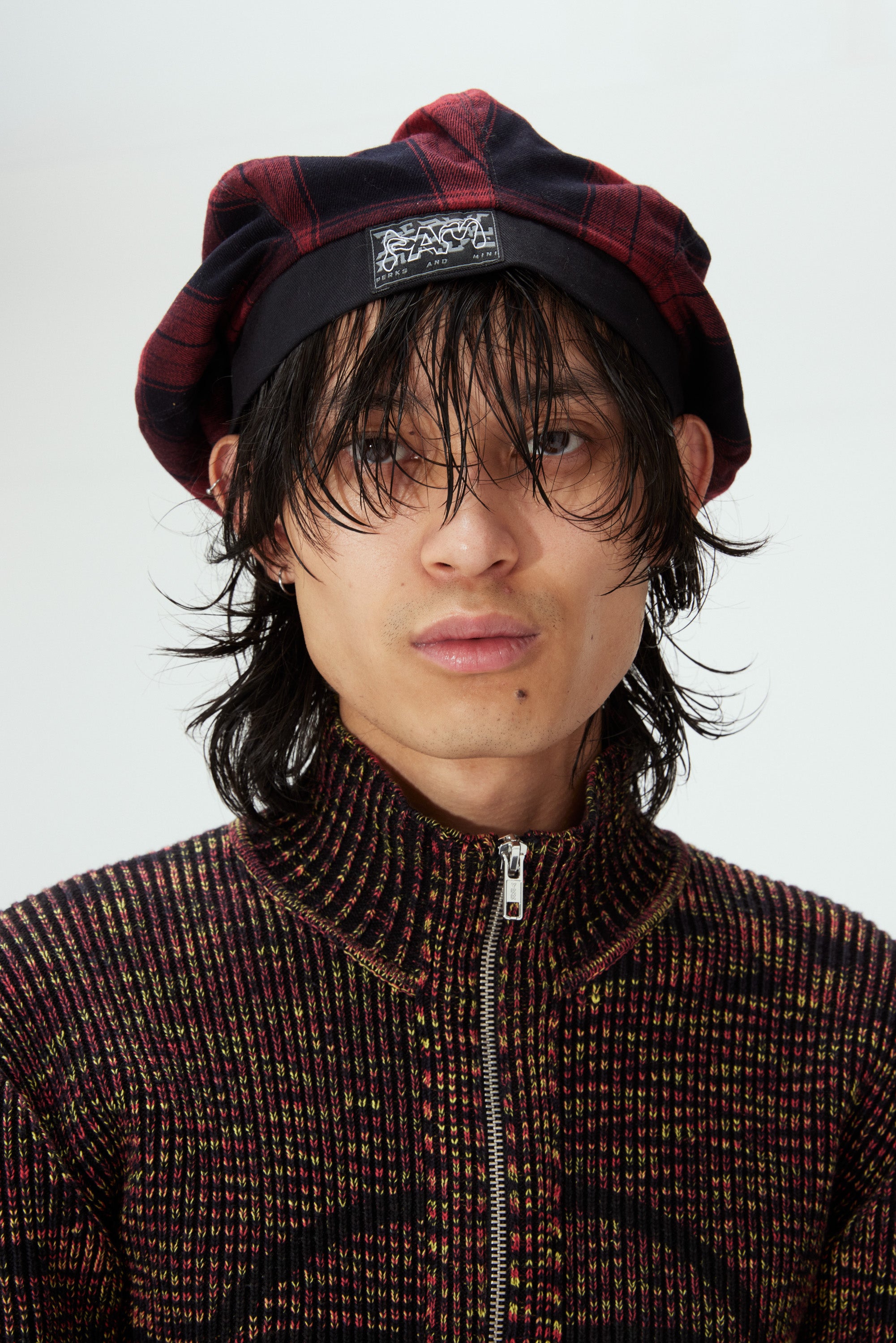 The CHECK BERET  available online with global shipping, and in PAM Stores Melbourne and Sydney.