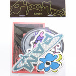 The P.A.M. LUNACY STICKER PACK available online with global shipping, and in PAM Stores Melbourne and Sydney.