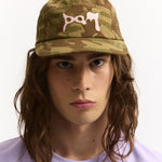 The GARDEN VARIETY CAMO 5 PANEL CAP available online with global shipping, and in PAM Stores Melbourne and Sydney.