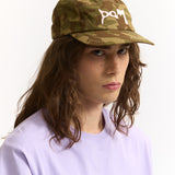 The GARDEN VARIETY CAMO 5 PANEL CAP available online with global shipping, and in PAM Stores Melbourne and Sydney.