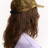 The GARDEN VARIETY CAMO 5 PANEL CAP available online with global shipping, and in PAM Stores Melbourne and Sydney.