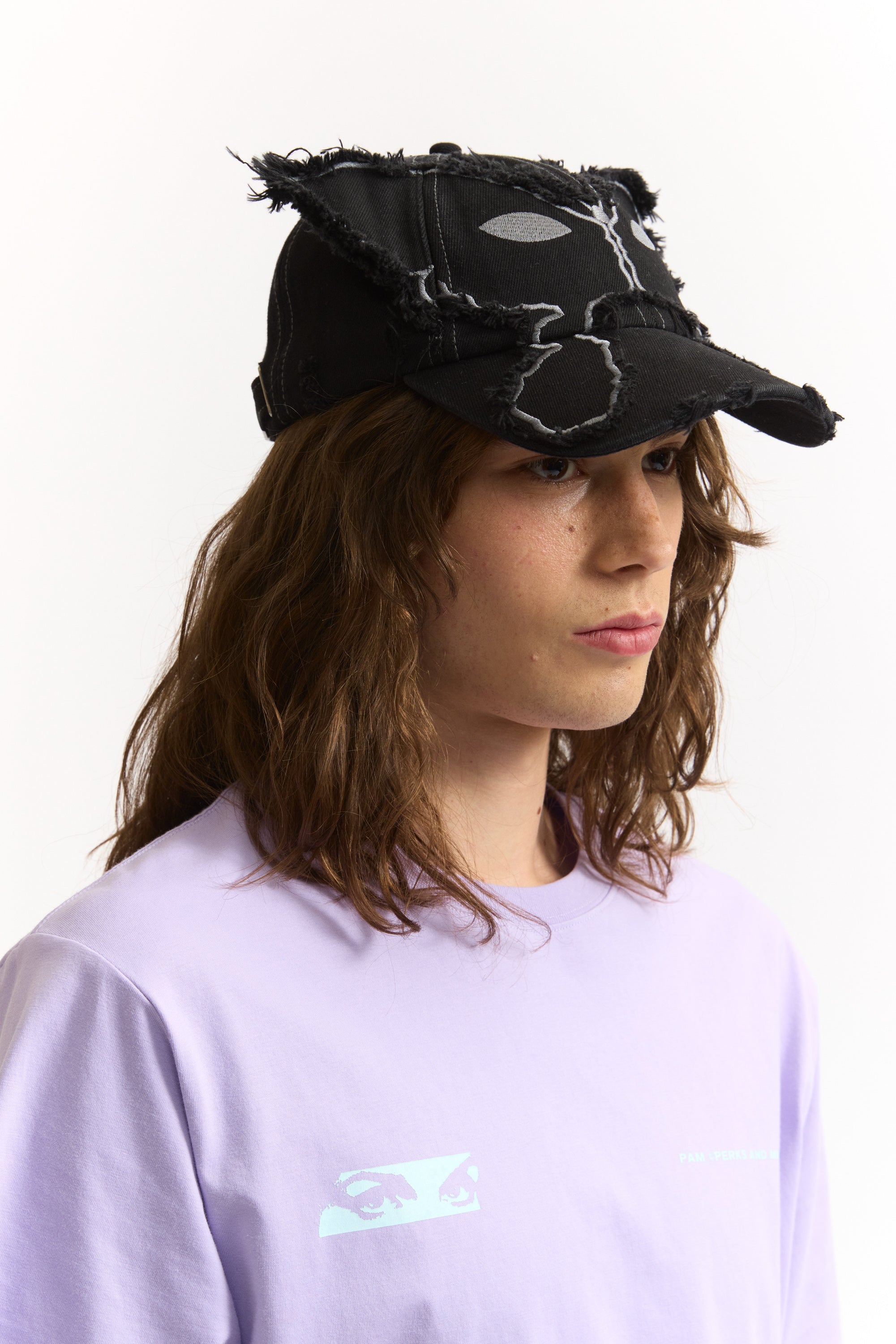 The ALIEN KISS WINGED BASEBALL CAP available online with global shipping, and in PAM Stores Melbourne and Sydney.
