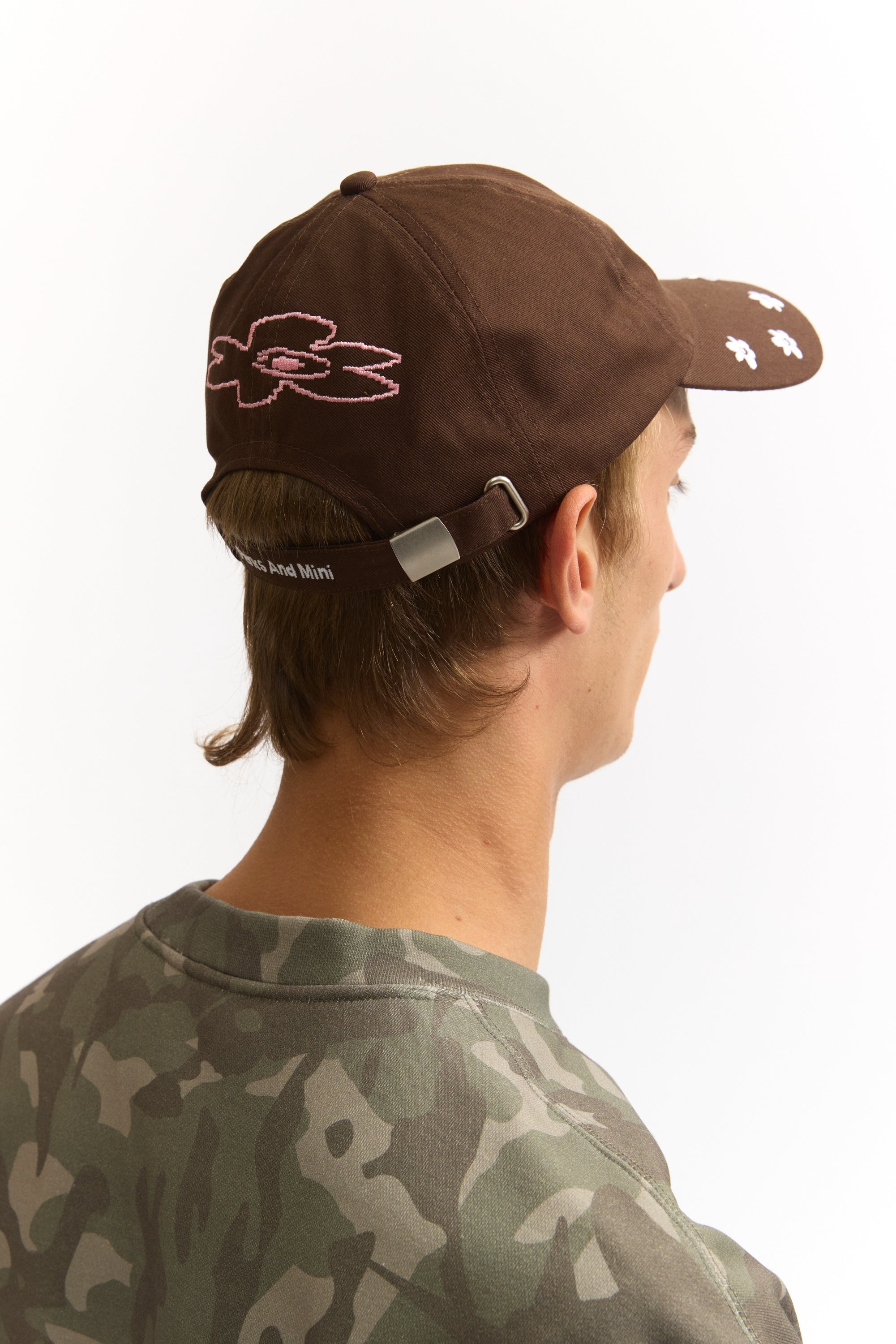 The BRICK GESTURES BASEBALL CAP available online with global shipping, and in PAM Stores Melbourne and Sydney.