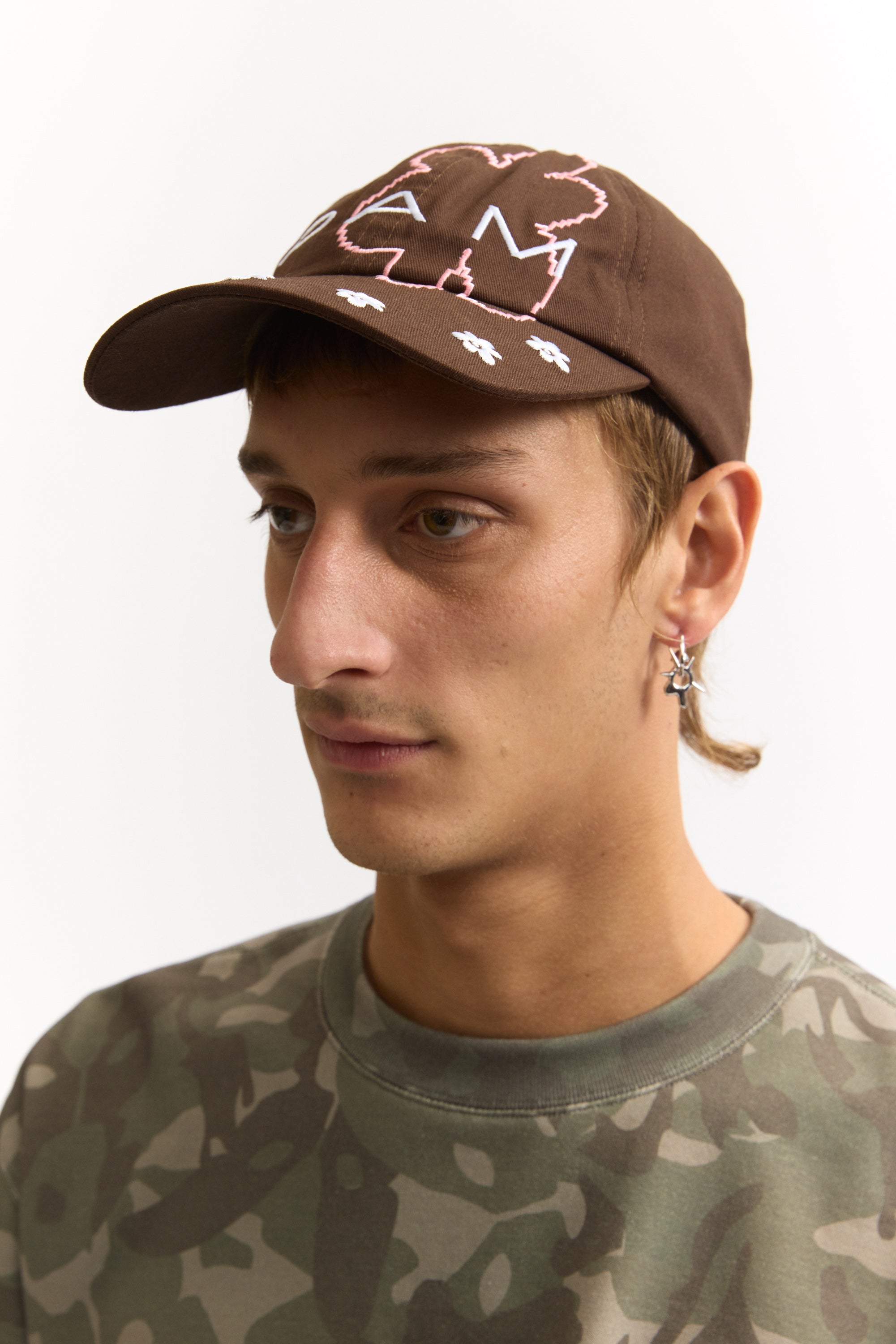The BRICK GESTURES BASEBALL CAP available online with global shipping, and in PAM Stores Melbourne and Sydney.