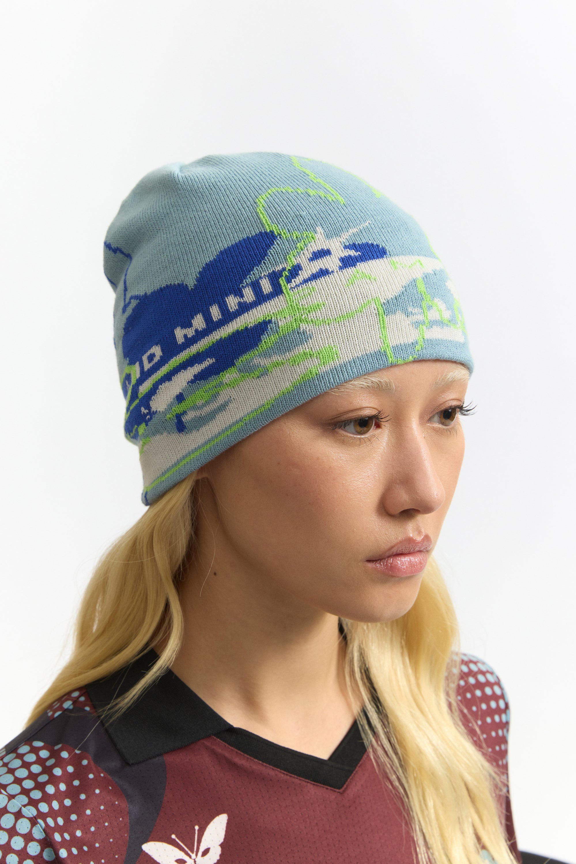 The BRICK BY BRICK BEANIE available online with global shipping, and in PAM Stores Melbourne and Sydney.
