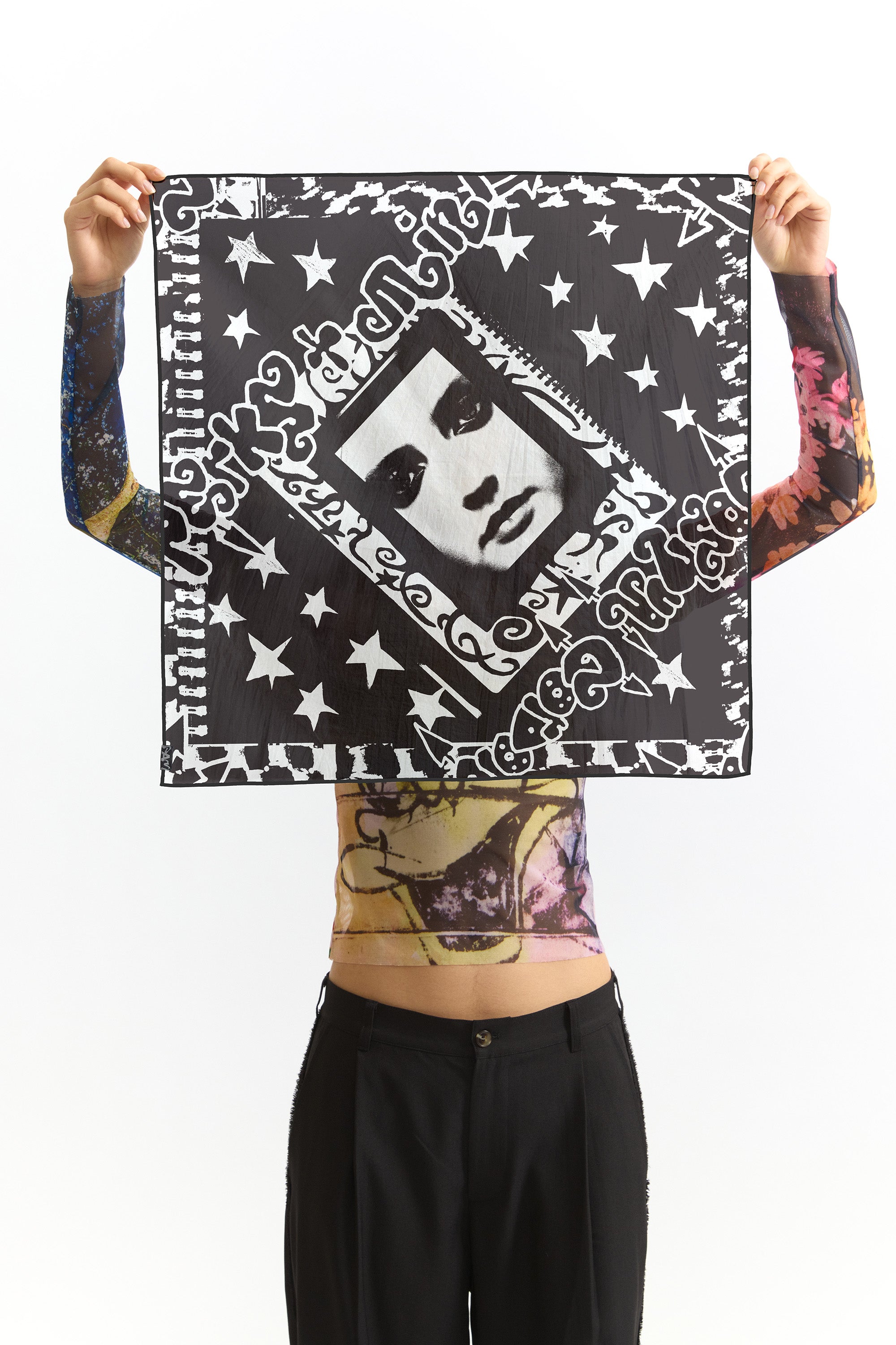 The DOLL FACE BANDANA - JOSHUA GORDON available online with global shipping, and in PAM Stores Melbourne and Sydney.