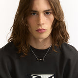 The FANGZ NECKLACE OXIDISED SILVER available online with global shipping, and in PAM Stores Melbourne and Sydney.