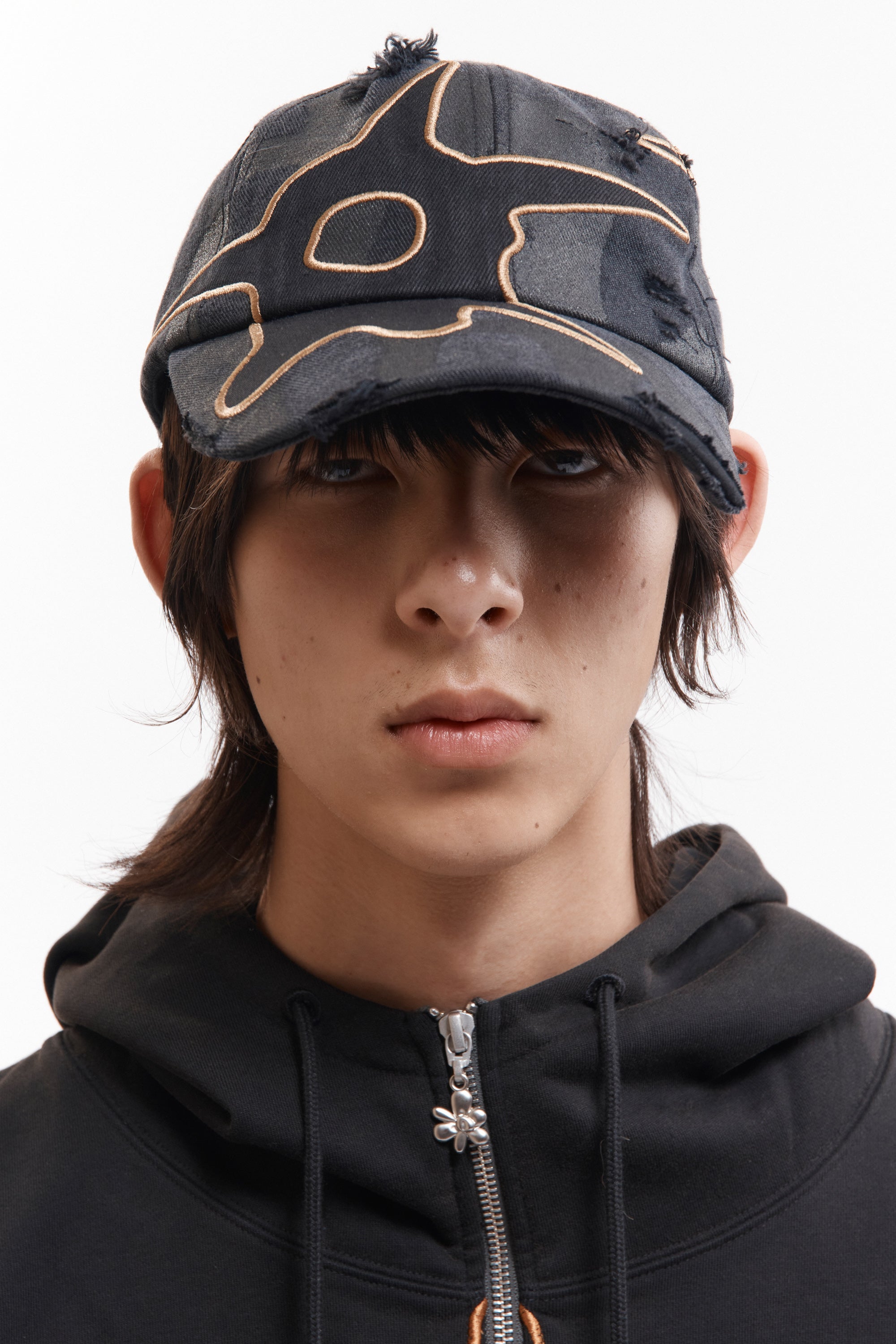The DISTRESSED URCHIN TAG BASEBALL CAP available online with global shipping, and in PAM Stores Melbourne and Sydney.