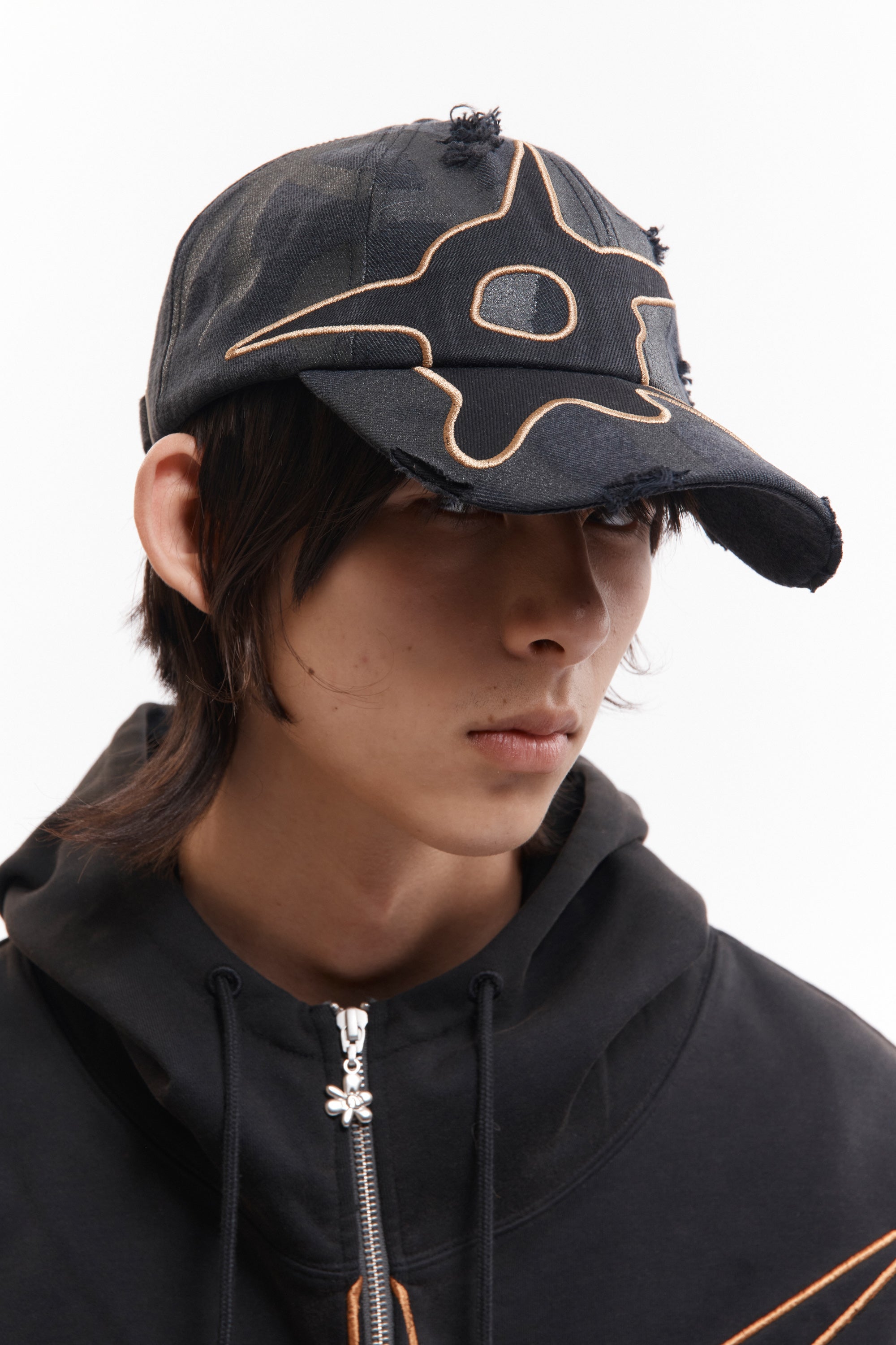 The DISTRESSED URCHIN TAG BASEBALL CAP available online with global shipping, and in PAM Stores Melbourne and Sydney.