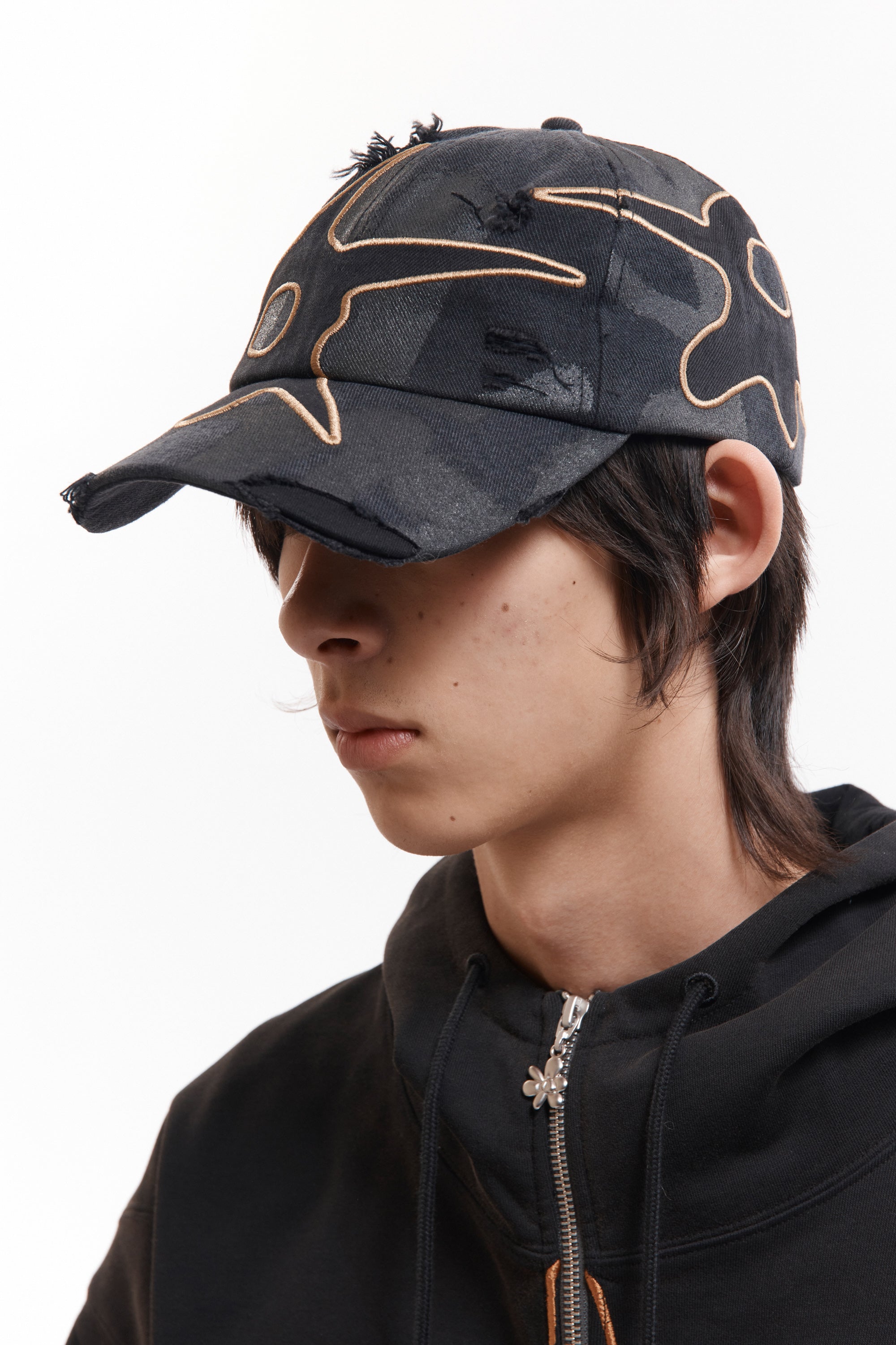 The DISTRESSED URCHIN TAG BASEBALL CAP available online with global shipping, and in PAM Stores Melbourne and Sydney.