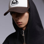 The SHAPE SHIFT HOODED ZIP THRU SWEAT available online with global shipping, and in PAM Stores Melbourne and Sydney.