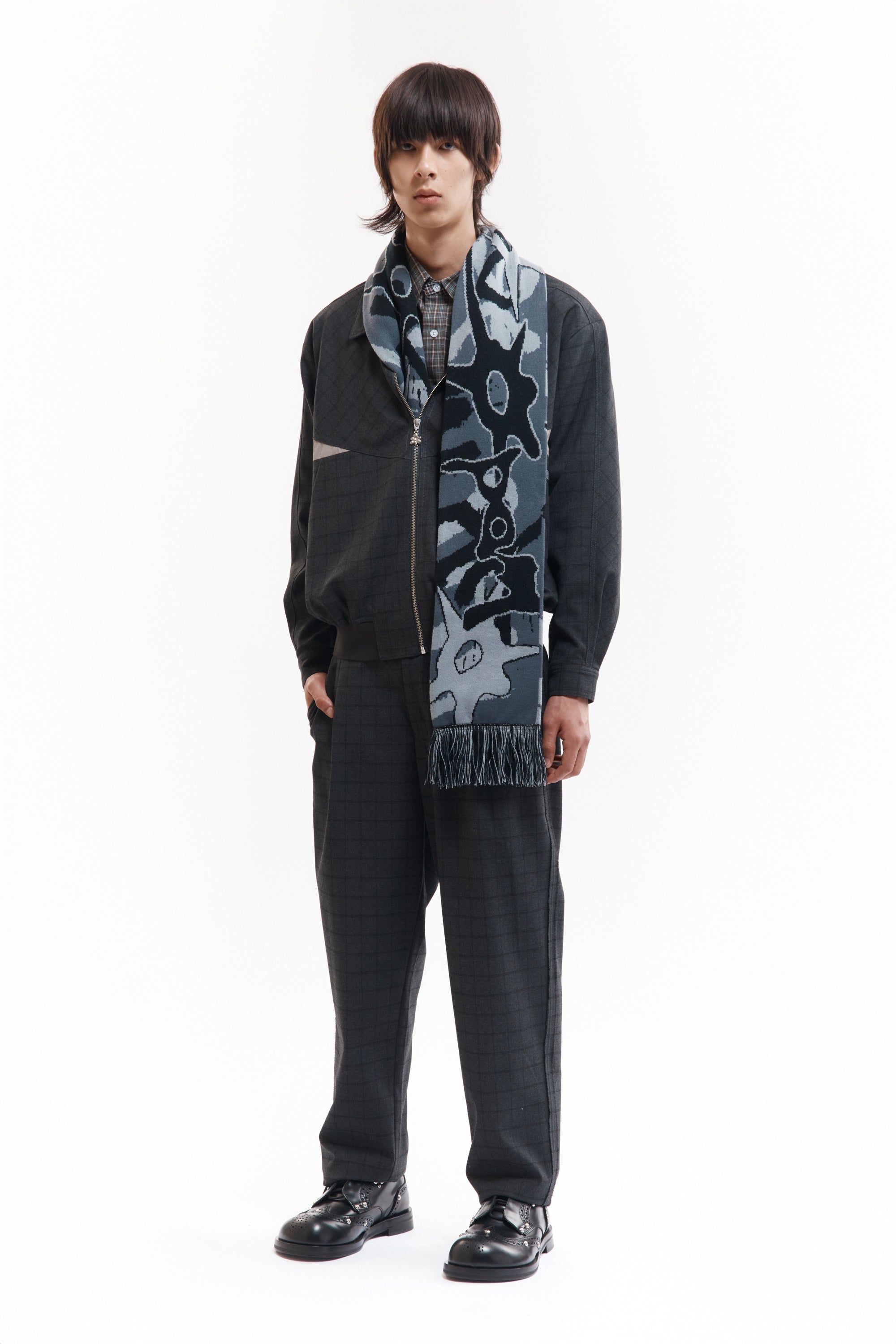 The MULTI SHOT URCHIN BONNET SCARF available online with global shipping, and in PAM Stores Melbourne and Sydney.