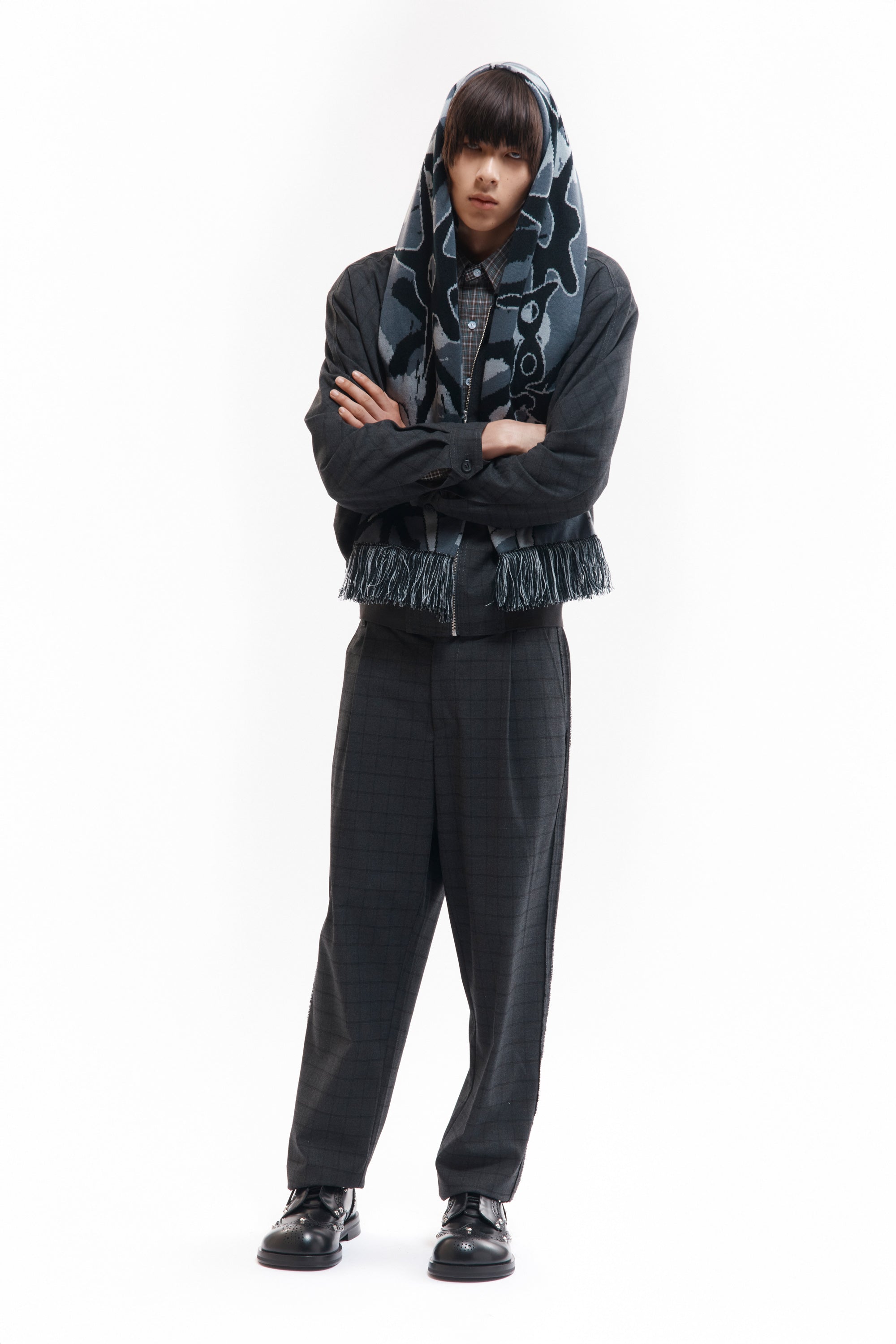 The MULTI SHOT URCHIN BONNET SCARF available online with global shipping, and in PAM Stores Melbourne and Sydney.