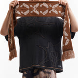 The KALEIDOSCOPE BONNET SCARF available online with global shipping, and in PAM Stores Melbourne and Sydney.