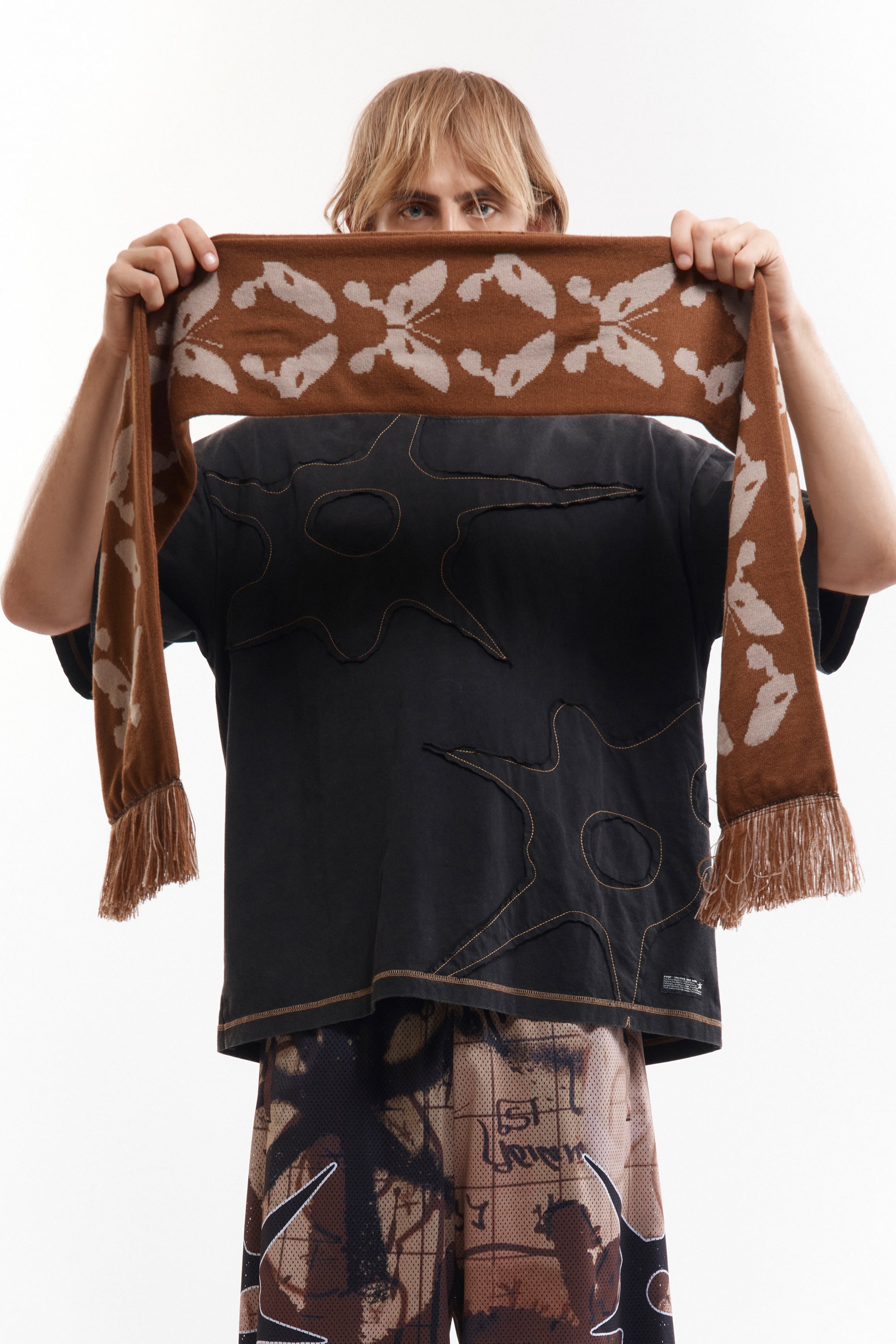 The KALEIDOSCOPE BONNET SCARF available online with global shipping, and in PAM Stores Melbourne and Sydney.