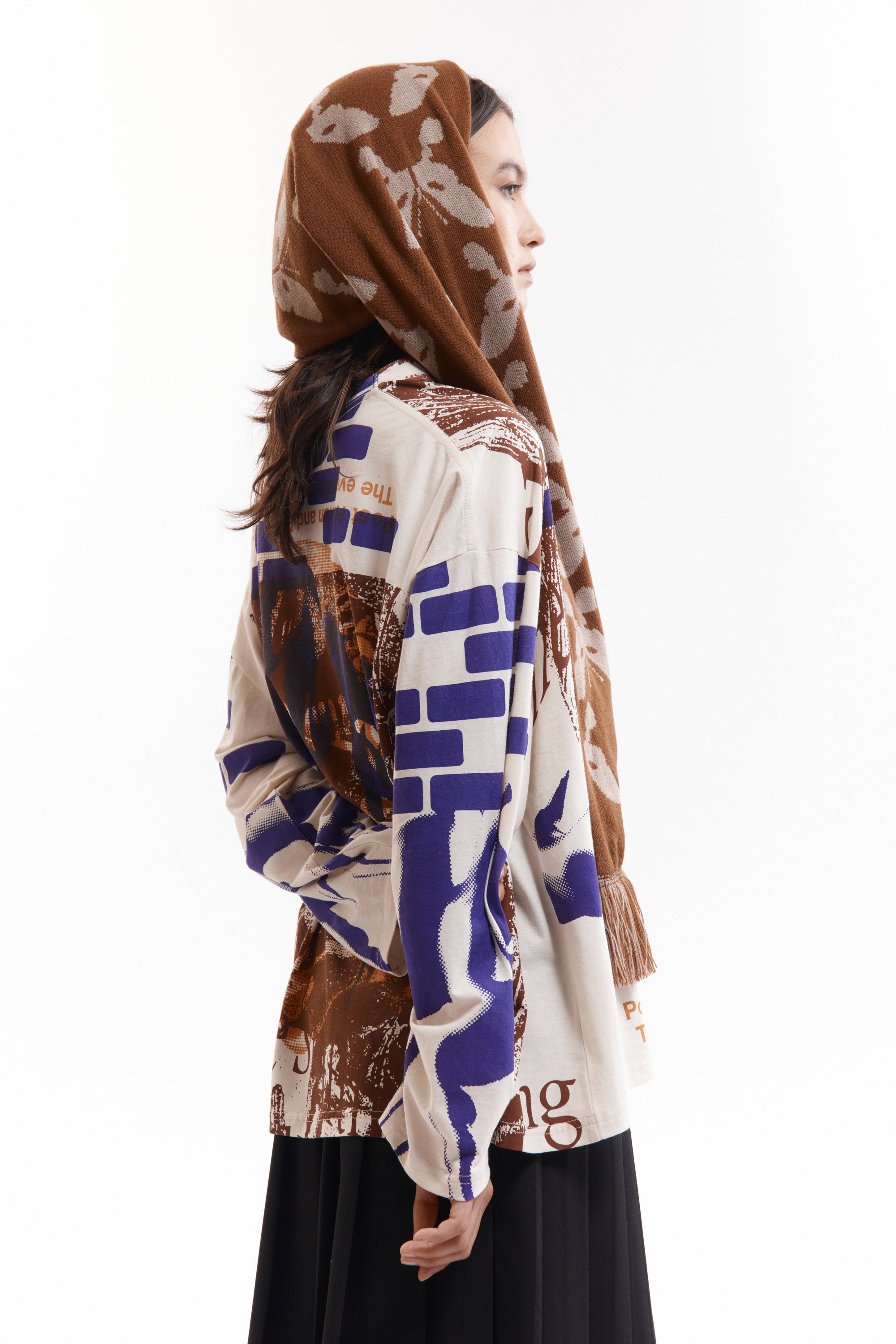 The KALEIDOSCOPE BONNET SCARF available online with global shipping, and in PAM Stores Melbourne and Sydney.
