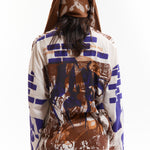 The KALEIDOSCOPE BONNET SCARF available online with global shipping, and in PAM Stores Melbourne and Sydney.