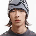The URCHIN BEANIE - GREYS available online with global shipping, and in PAM Stores Melbourne and Sydney.