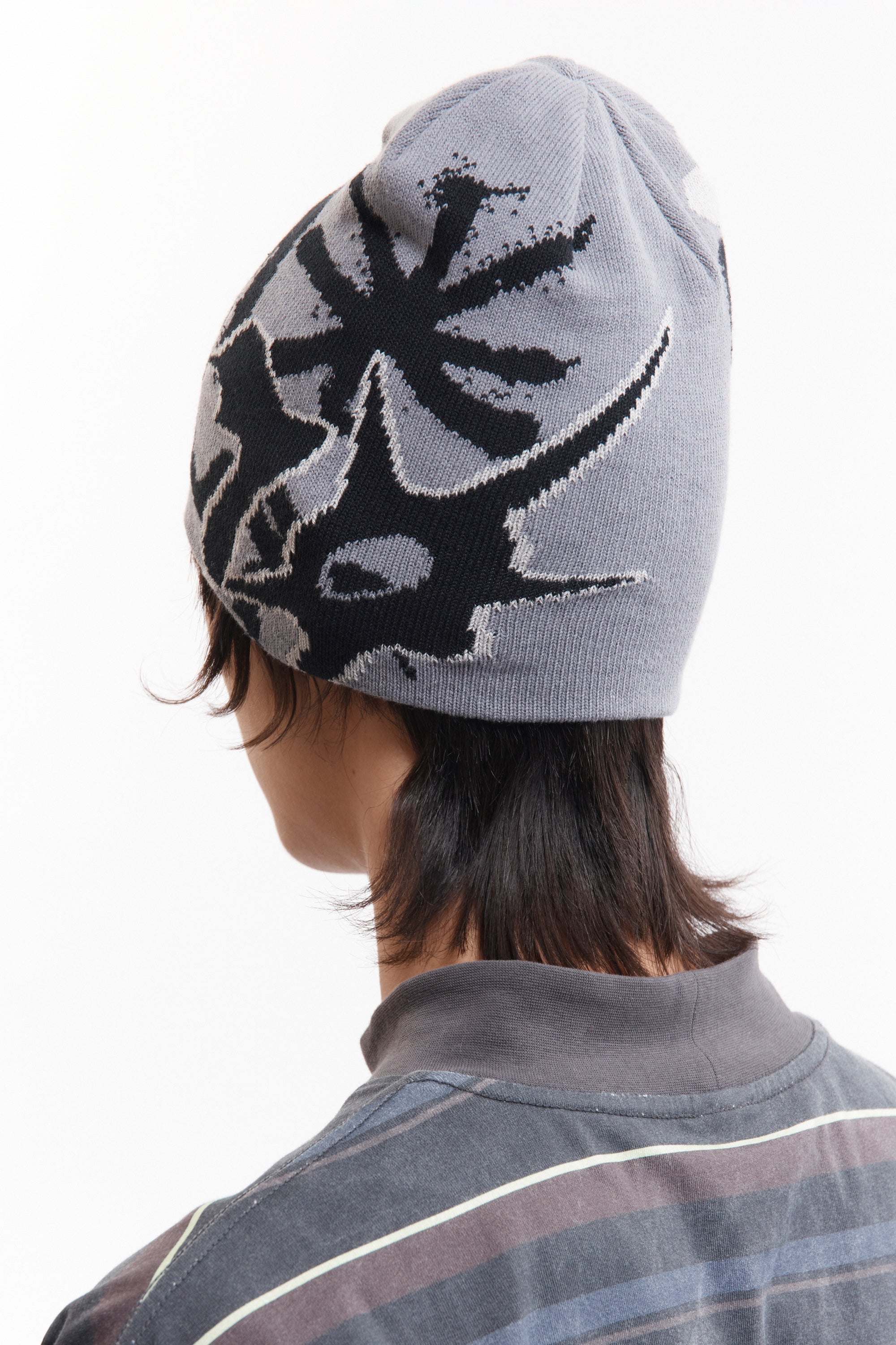 The URCHIN BEANIE - GREYS available online with global shipping, and in PAM Stores Melbourne and Sydney.