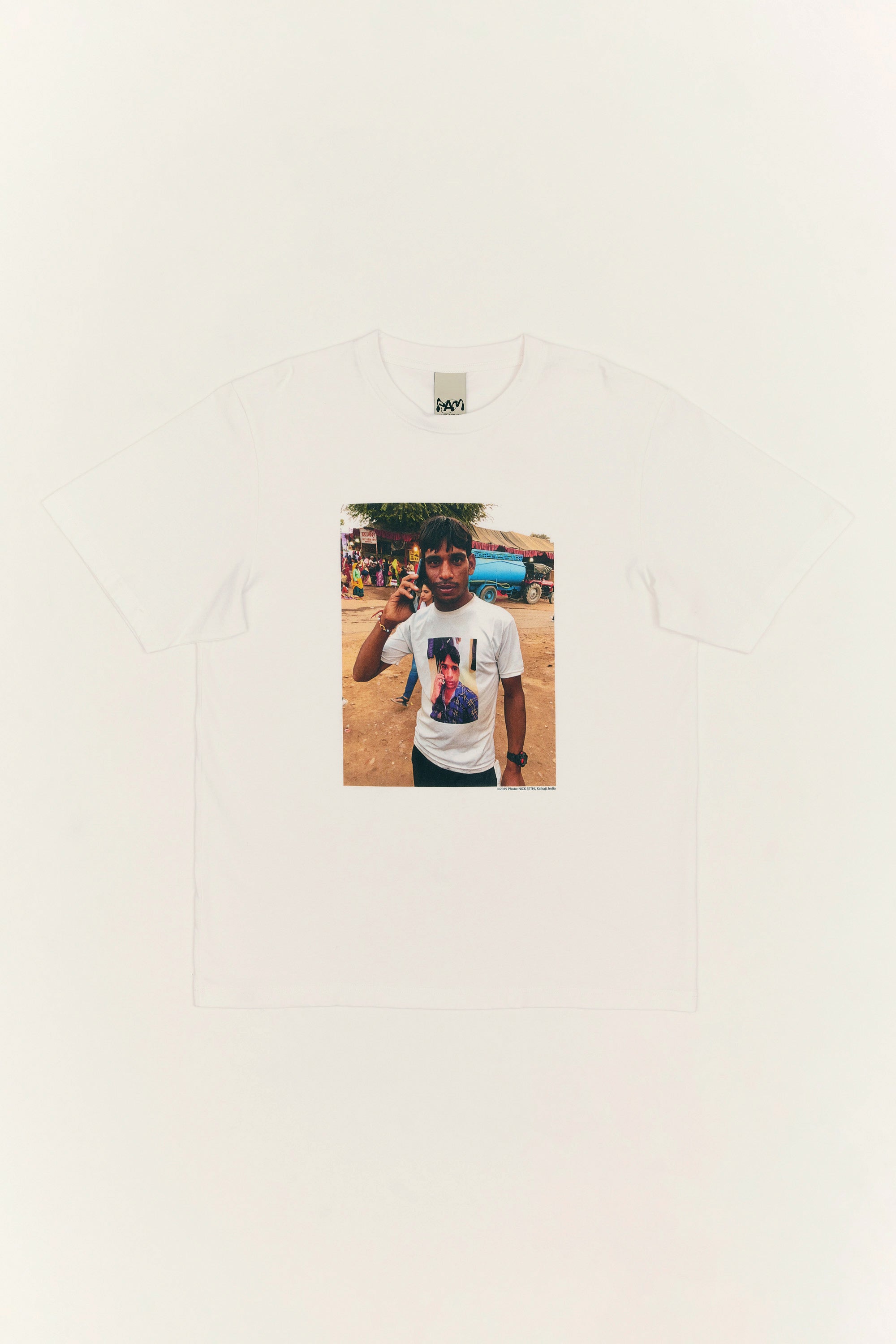 The NICK SETHI SS TEE  available online with global shipping, and in PAM Stores Melbourne and Sydney.