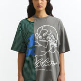 The SPLIT SS TEE FROM AFAR available online with global shipping, and in PAM Stores Melbourne and Sydney.