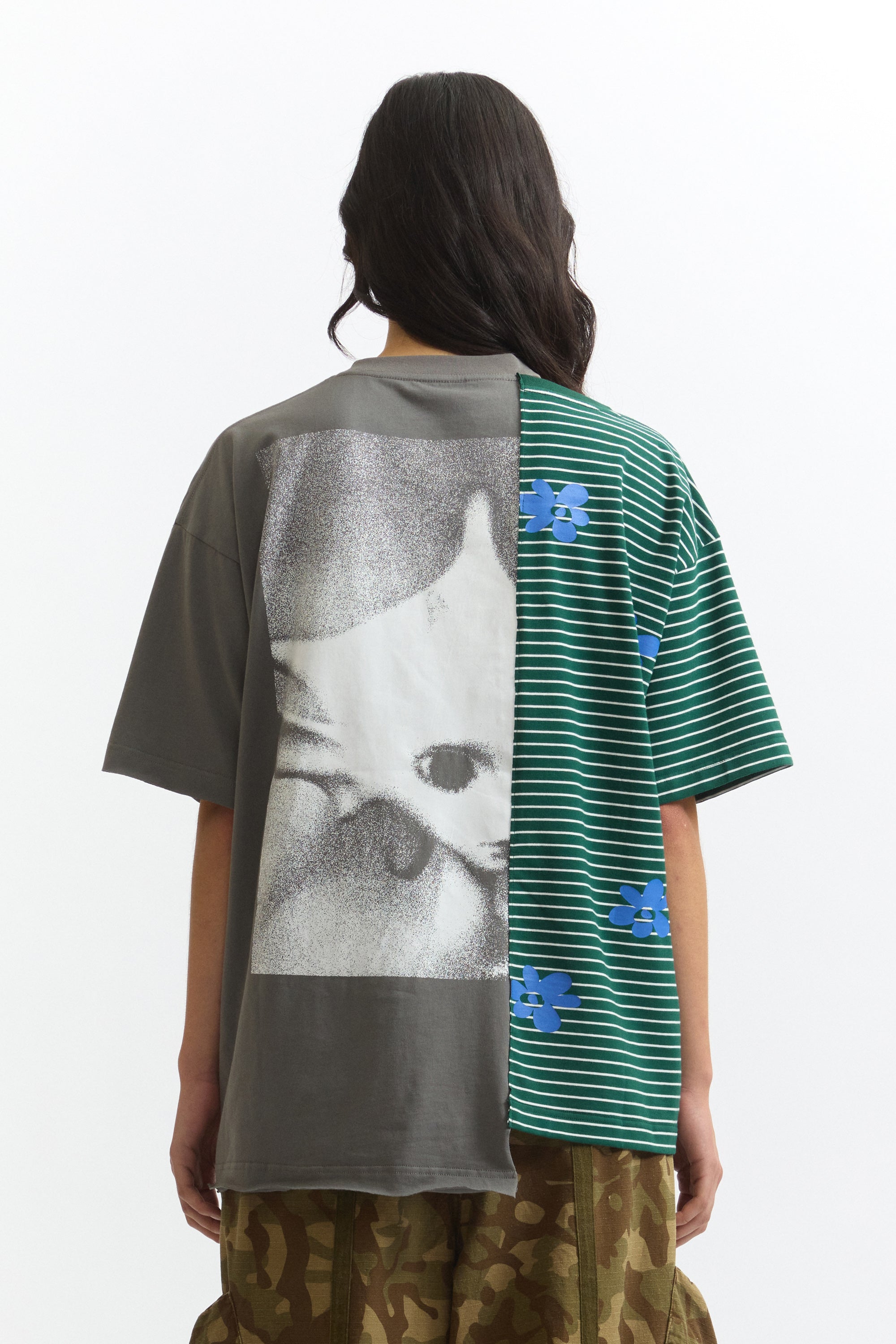 The SPLIT SS TEE FROM AFAR available online with global shipping, and in PAM Stores Melbourne and Sydney.