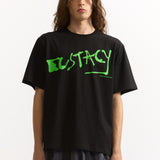 The SS TEE - ECSTACY available online with global shipping, and in PAM Stores Melbourne and Sydney.