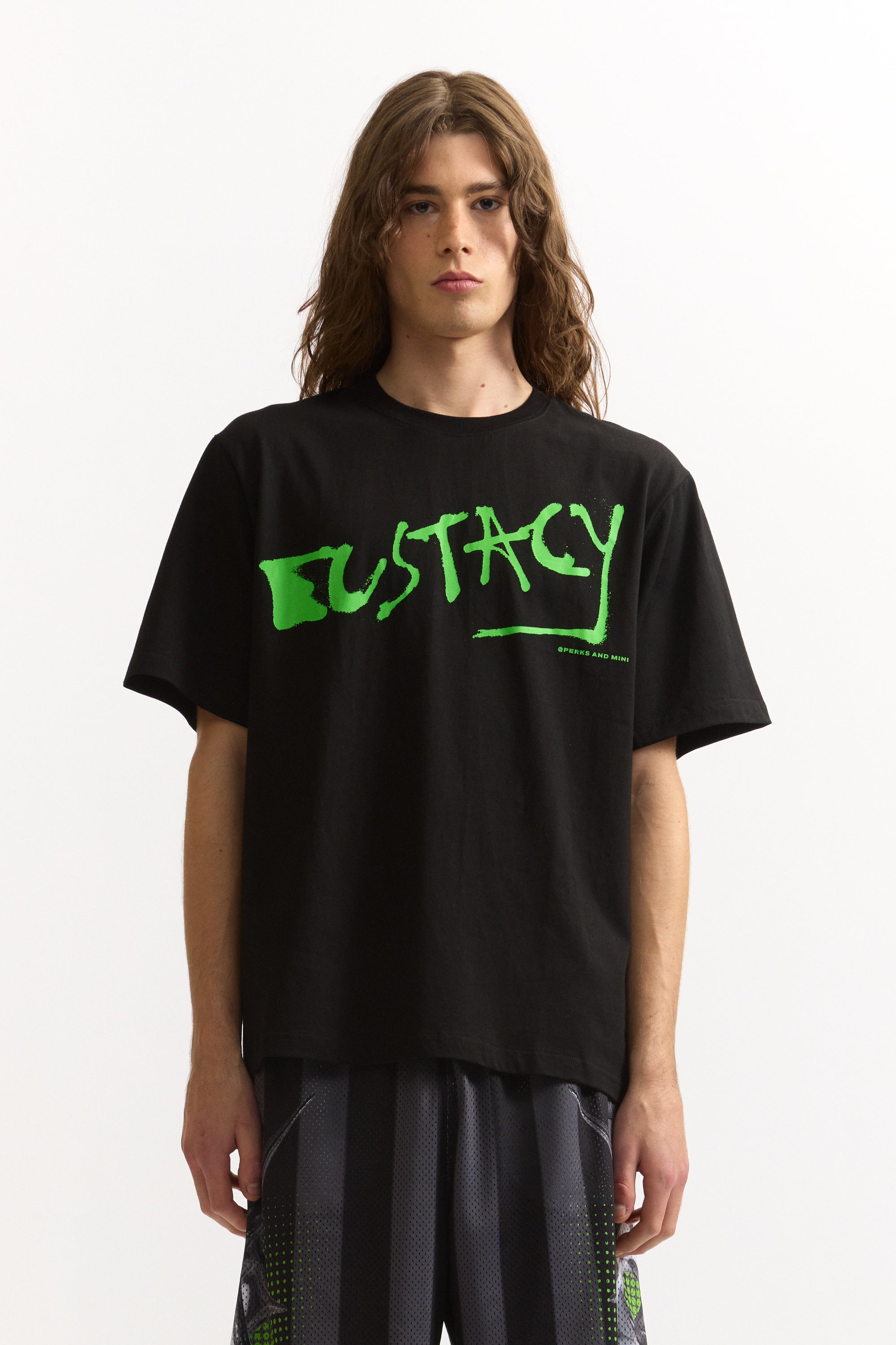 The SS TEE - ECSTACY available online with global shipping, and in PAM Stores Melbourne and Sydney.
