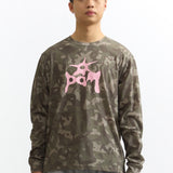 The LS TEE - GARDEN VARIETY CAMO available online with global shipping, and in PAM Stores Melbourne and Sydney.