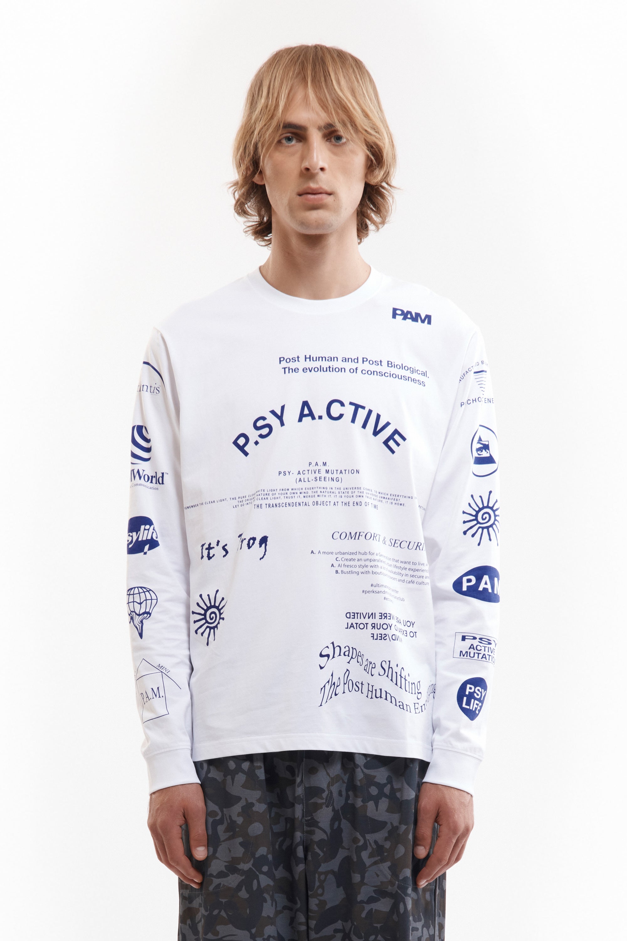 The TEST SHEET LS TEE available online with global shipping, and in PAM Stores Melbourne and Sydney.
