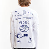 The TEST SHEET LS TEE available online with global shipping, and in PAM Stores Melbourne and Sydney.