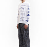 The TEST SHEET LS TEE available online with global shipping, and in PAM Stores Melbourne and Sydney.