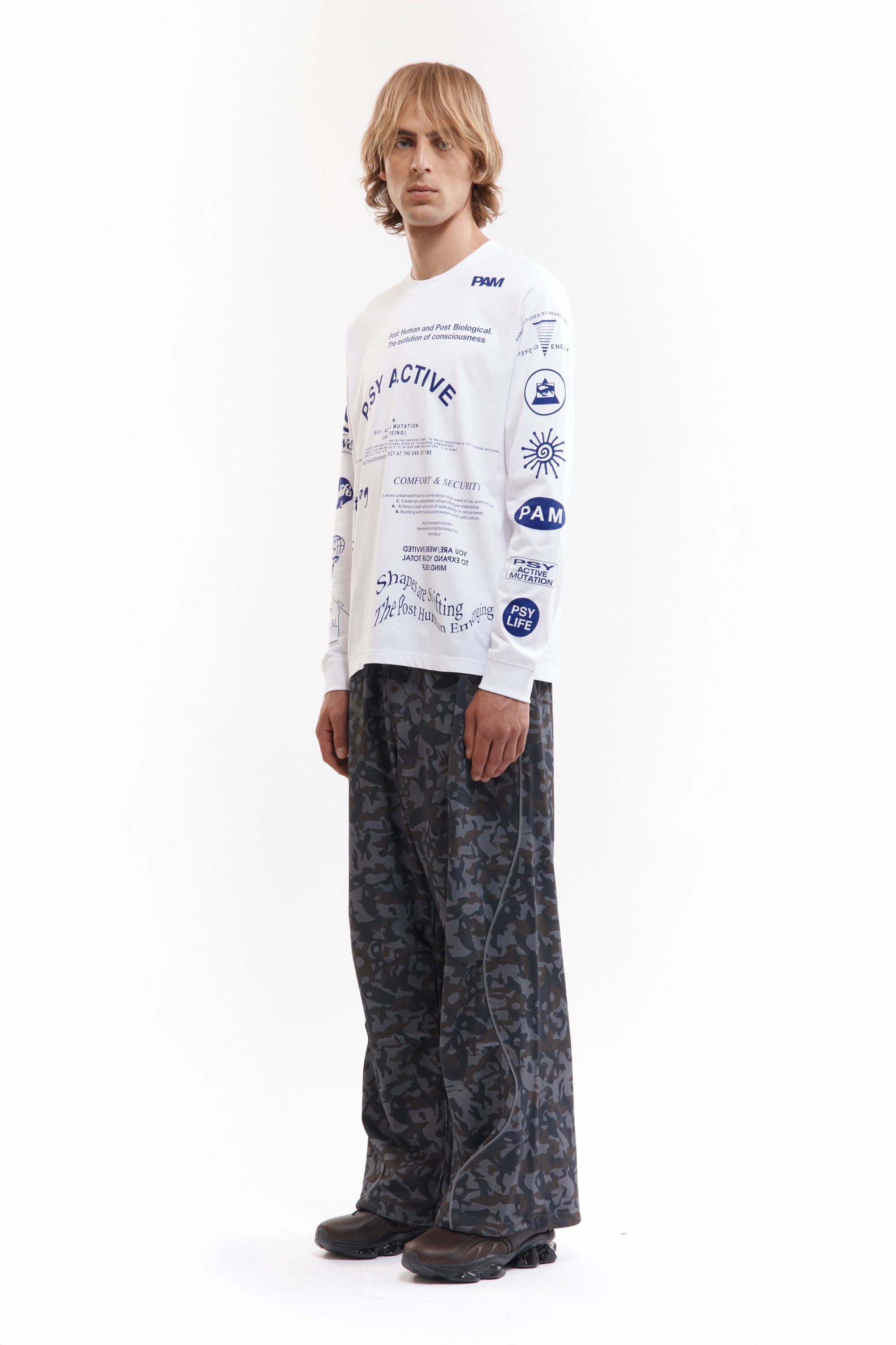 The TEST SHEET LS TEE available online with global shipping, and in PAM Stores Melbourne and Sydney.