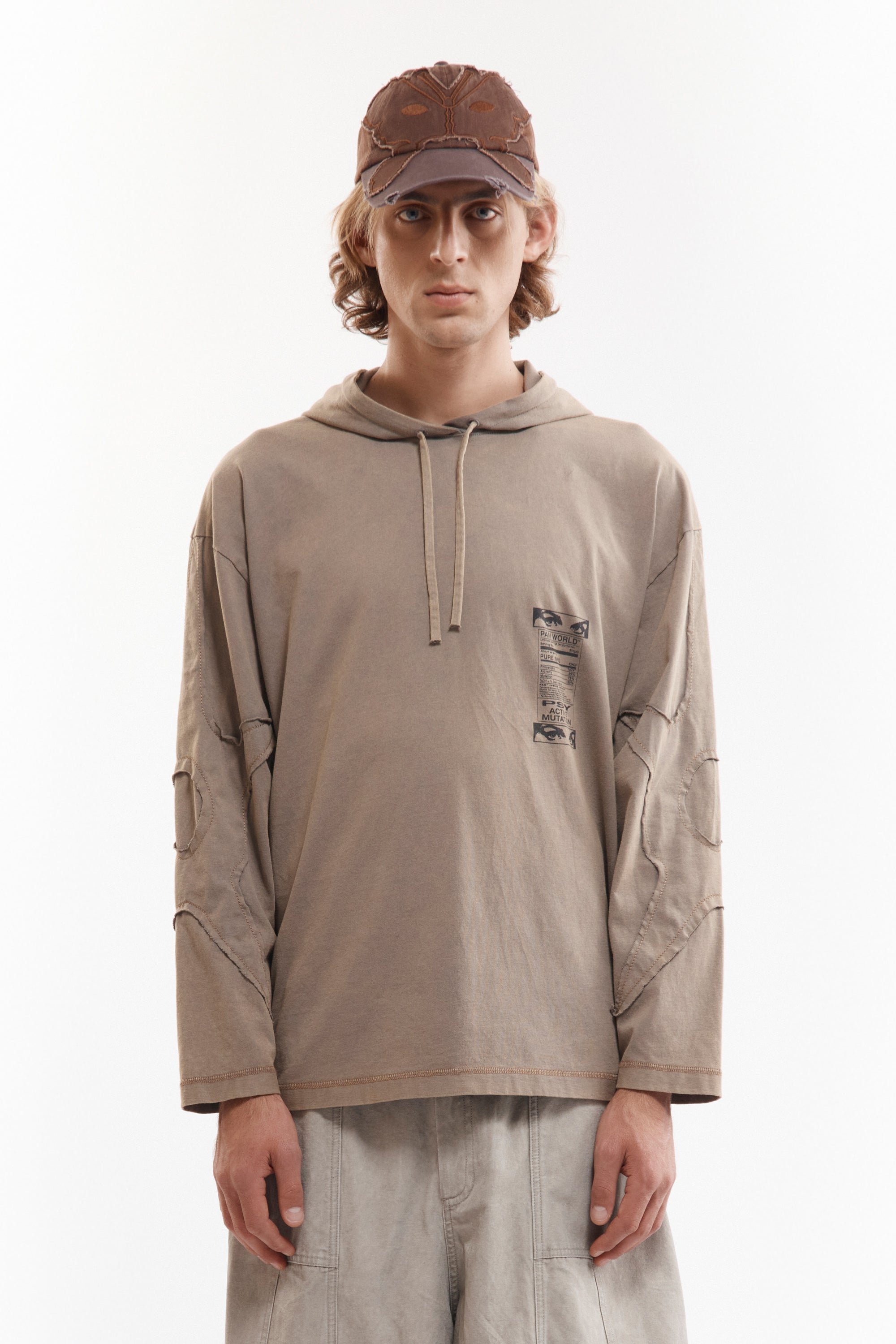 The CAVES SPECIALTY HOODED LS TOP available online with global shipping, and in PAM Stores Melbourne and Sydney.