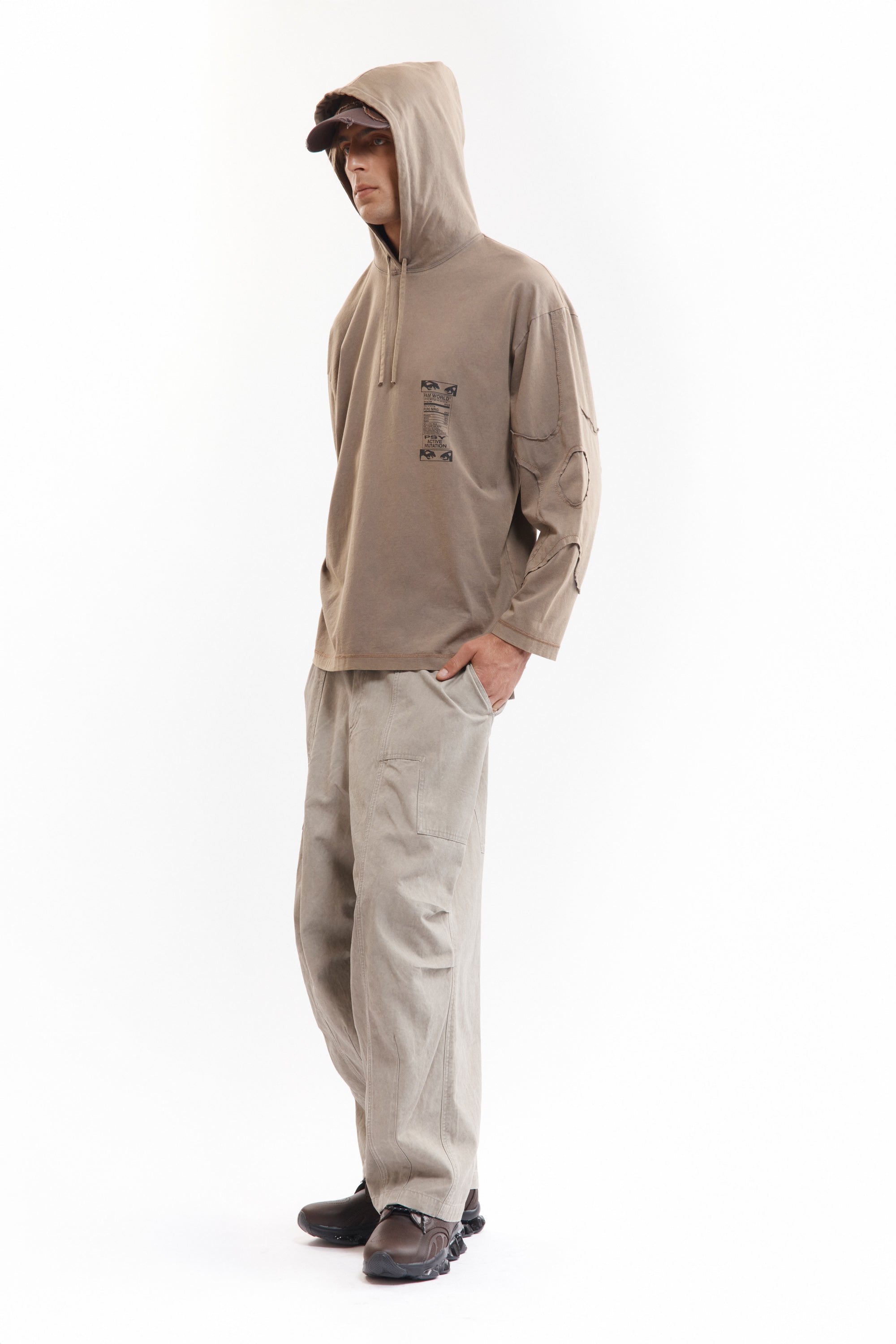 The TWO MIL PONDERING PANT - BEIGE available online with global shipping, and in PAM Stores Melbourne and Sydney.